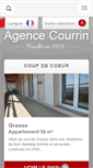 Mobile Screenshot of agencecourrin.fr